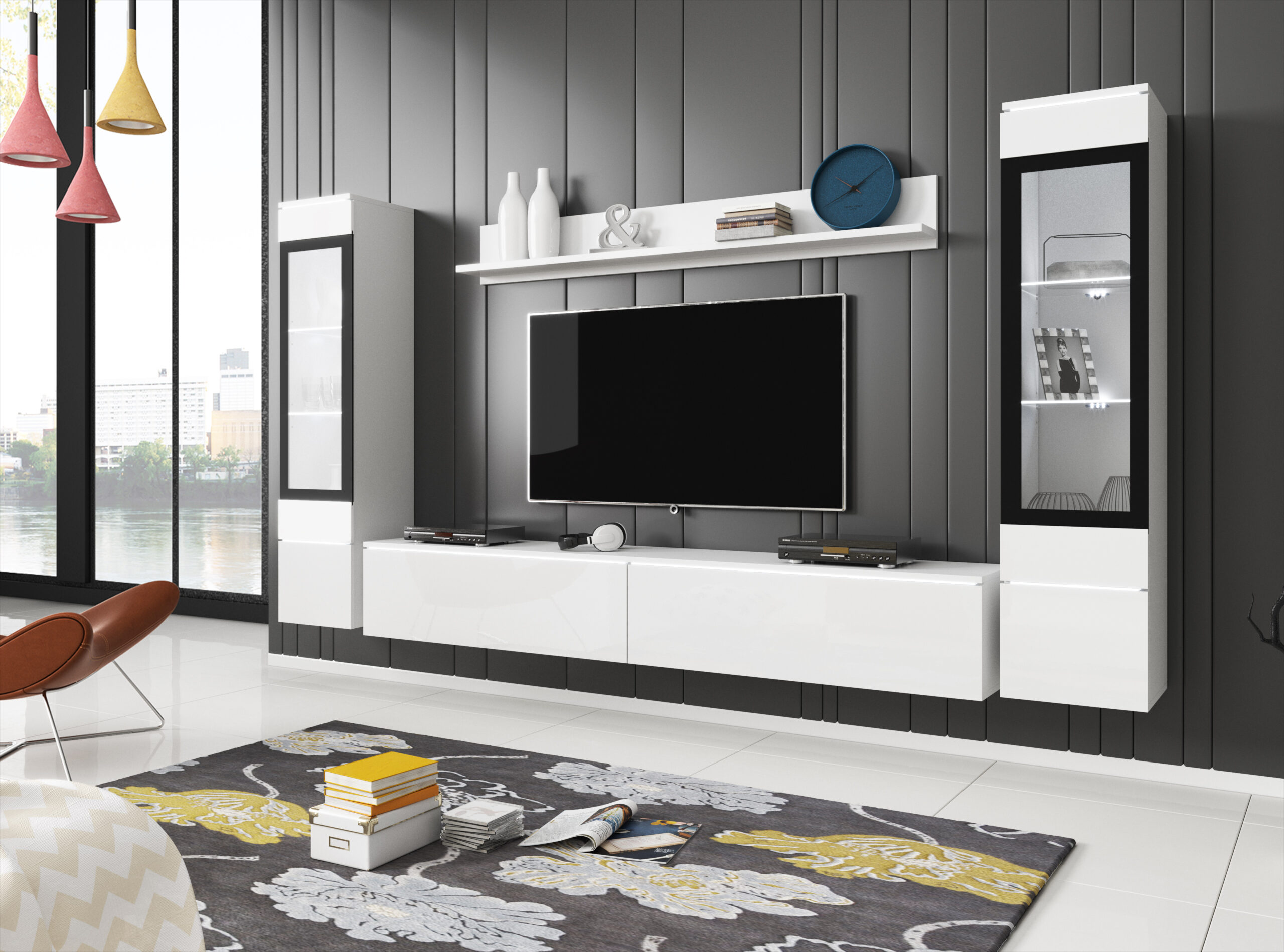 Bratex 18 08 10 Vera II bialy polysk wiszaca 2